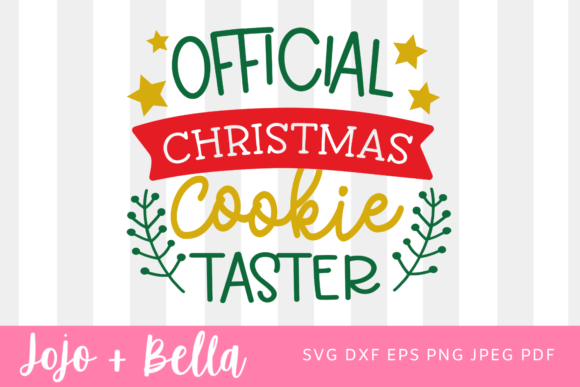 Official Christmas Cookie Taster SVG: A Festive Embroidery Design for Real Projects