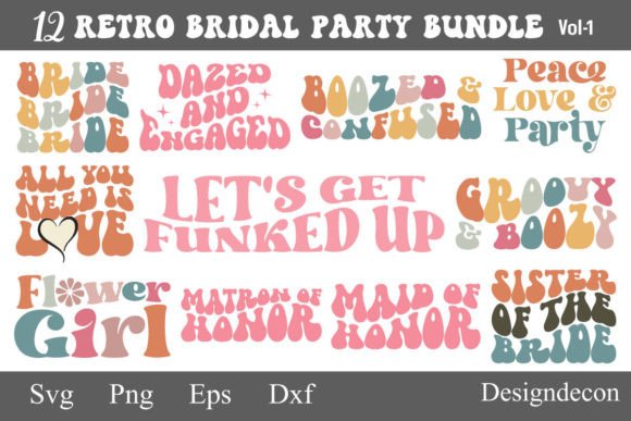 Retro Bridal Party Sublimation Bundle Review for Real Projects