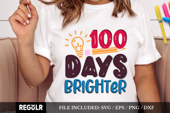 Review: 100 Days Brighter SVG for Embroidery