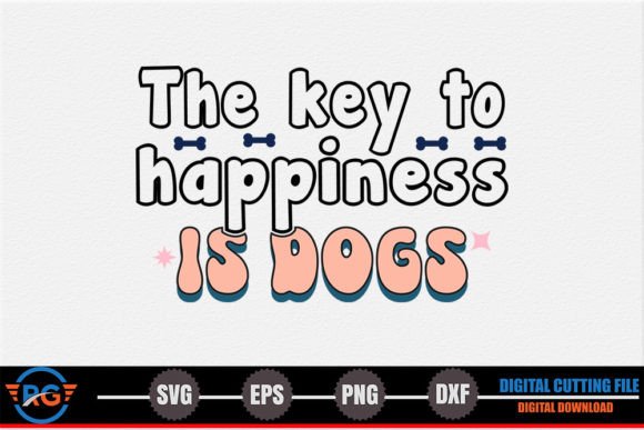 The Key to Happiness is Dogs – A Design Worth Stitching