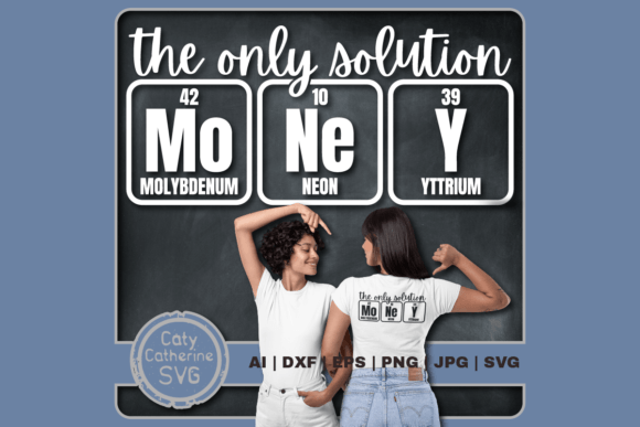 The Only Solution Money Periodic Table for Embroidery Projects